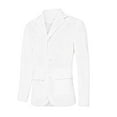 thumbnail image 3 of SRZYMJ Boys Corduroy Blazer Jacket Retro Casual Sport Coat Western Cowdoy Kids Suit Jacket for Boy Formal Wedding School White 5-6 Years, 3 of 6