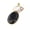 Black Agate, variant on 10pcs Natural Stone Agates with Shell Pendant Charms Pendants For DIY Necklace-Rose Quartz