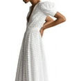 thumbnail image 2 of Polo Ralph Lauren WHITE Eyelet Lace Dress, US 14, 2 of 4