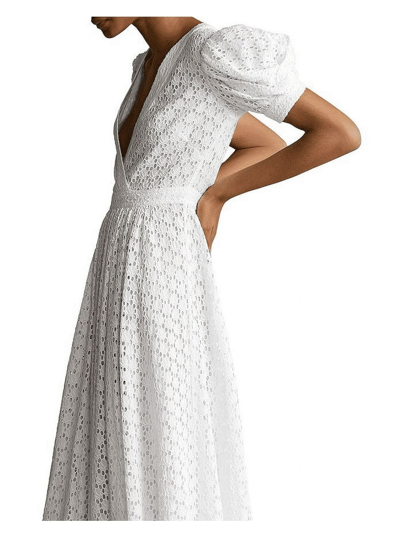 ralph lauren dress lace Cotton Voile Midi Dress