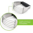 thumbnail image 3 of Simple Craft Pastry Cutter For Baking - Stainless Steel Pastry Blender Tool With Comfortable Grip Handle - Heavy Duty Dough Cutters & Dough Blender Fo, 3 of 5