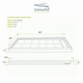 thumbnail image 6 of Transolid FL6030R-39 Fl-Series 60" X 30" Rectangular Shower Base - Grey, 6 of 18