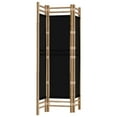 thumbnail image 3 of vidaXL Folding 3-Panel Room Divider 120 cm Bamboo and Canvas, 3 of 5
