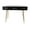 Black Solid Rectangle 42" x 18" x 31", variant on DecMode Wood Modern Console Table, Black Gold, 42"W