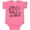 Hot Pink, variant on Inktastic Our First Mother's Day Pink Flowers Boys or Girls Baby Bodysuit