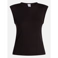 thumbnail image 4 of Avia Women's Ribbed Top with Cap Sleeves, Sizes XS-XXL, 4 of 4