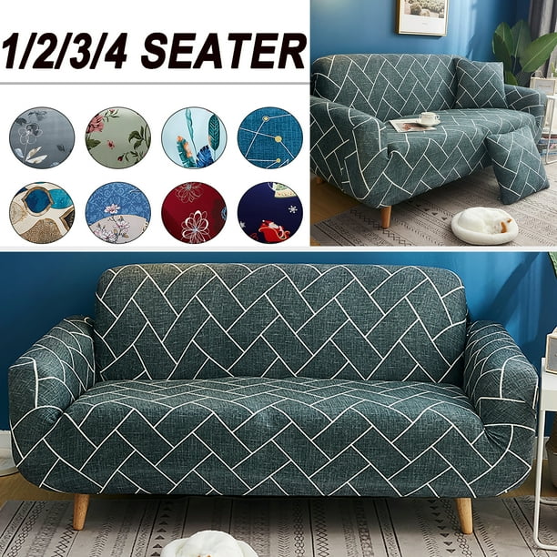 Stretch Fabric Sofa Slipcover 1 2 3 4 seater Sofa Covers , Elastic