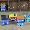thumbnail image 4 of Coofit Place Card Holder House: 4PCS Cute Resin Photo Note Stand Wire Picture Holder, 4 of 10