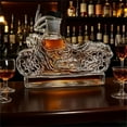 thumbnail image 2 of Virelaxpo Motorcycle Style Glass Whiskey Decanter - Sculpted Bottle for Bar Decor and Unique Gift for Enthusiasts and Collectors, 2 of 6