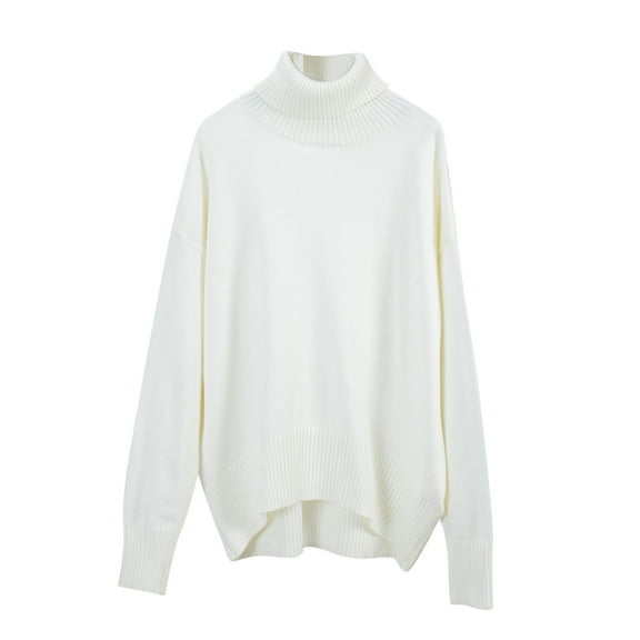 ShomPort Women's Cable Knit Long-Sleeve Crewneck Sweaters Fall Solid Color Warm Winter Pullover