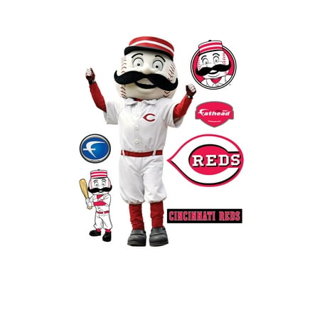 Fathead Cincinnati Reds Mr. Redleg Mascot Teammate