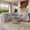 Light Grey, variant on Oversized Modular Sectional Couch,Large 5 Seater Corner Sofa Modern V Shaped Sectional Couch Cloud Couches for Living Room,Office,Spacious Space,Khaki - Chenille
