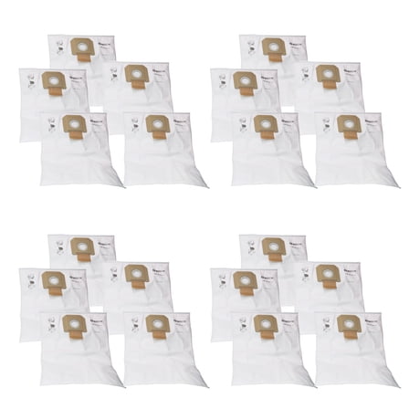 Bosch VB140F 5-Pack 14-Gallon White Fleece Filter Bags for VAC140 Dust Extractor (4-Pack)