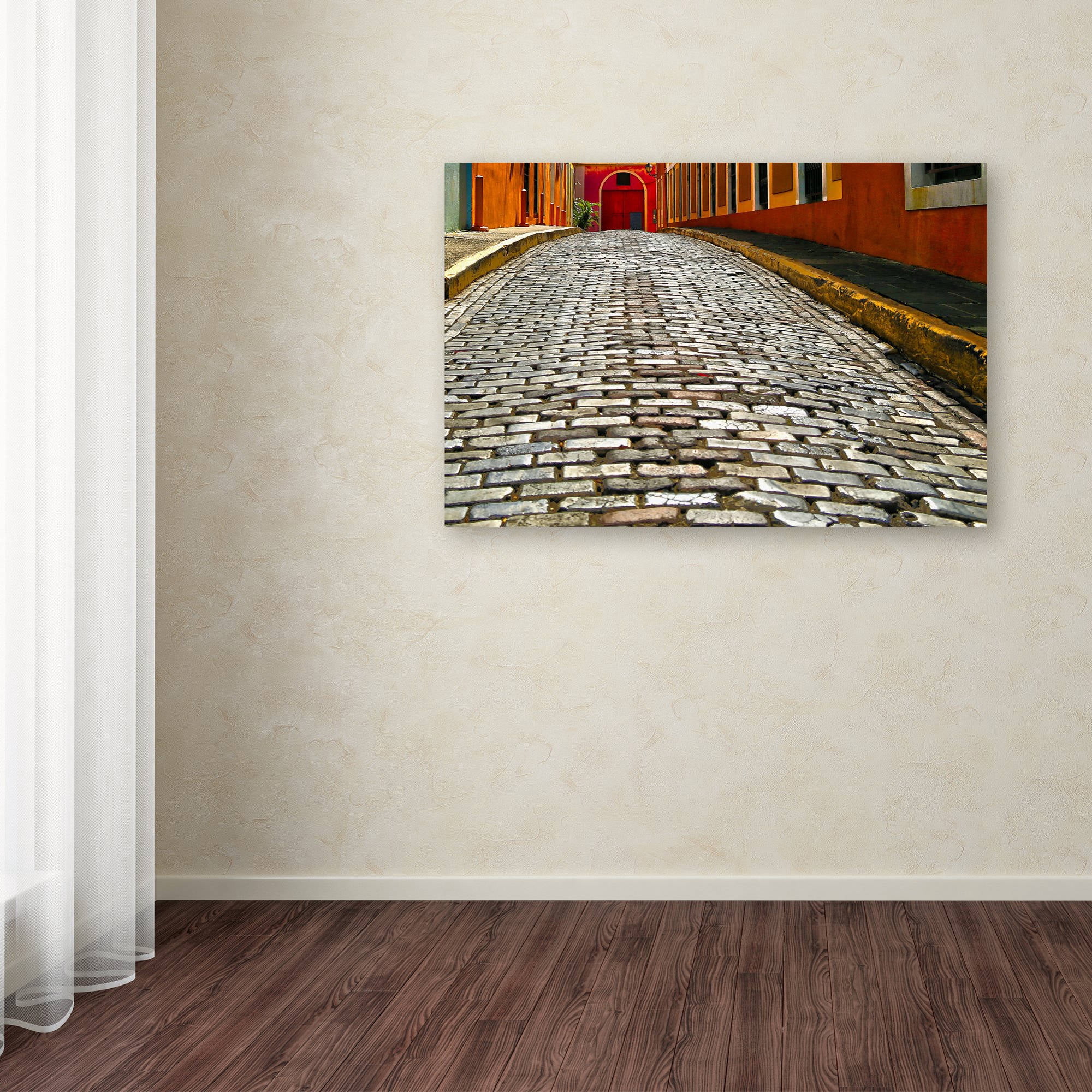 Trademark Fine Art "Old San Juan 14" Canvas Art by CATeyes