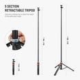 thumbnail image 2 of Trípode Neewer TS05 para teléfono móvil y cámara con mando a distancia de 160 cm, 2 of 9