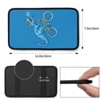 thumbnail image 3 of Bingfone Car Four-Season Universal Armrest Box Mat,Car Armrest Seat Cover Soft Leather Waterproof Armrest Cover Center Console Mat-Fun Riding Dinosaur, 3 of 7