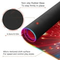 thumbnail image 4 of Large RGB Gaming Mouse Pad Led Glowing Mousepad Non-Slip Rubber Base 13 Light Modes 31.5x11.8 Colorful Light Beams, 4 of 6