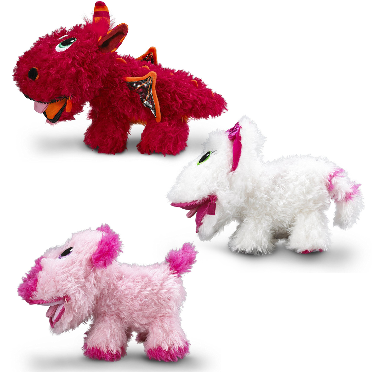 stuffed animal with storage pockets