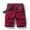 Wine, variant on AXXD Black Athletic Shorts For Men Summer Stripe Work Shorts with Multi-pocket Mid-waist Cargo Shorts Father's Day Gift