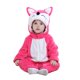 thumbnail image 1 of Disfraz TONWHAR unisex con forma de animal bebé con forma de zorro rosa, 12 a 18 m, 1 of 9