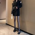 thumbnail image 5 of 3pairs Women's Sparkly Rhinestone Fishnet Tights Rave Fishnets Outfit Pantyhose High Waist Stockings,black, 5 of 5