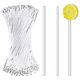 thumbnail image 2 of 100 Pieces 4 Inch Acrylic Lollipop Sticks Clear Reusable Acrylic Rods For Making Lollipops Cake Pop, 2 of 4