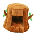thumbnail image 6 of Cat Sleeping Bed Cushion Dog Bed for Rabbit Medium Large Cats Doggy Brown, 6 of 8