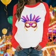 thumbnail image 1 of TaTaai Hoodies Shirts for Women Early Fall Long Sleeve Tops Vintage Graphic Outfits Tops Fashion Pullover Tees Gift, 1 of 6