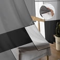 thumbnail image 5 of Grey Black White Abstract Sheer Curtains 63 Inches Length 2 Panels Set, Window Sheer Curtains for Living Room/Bedroom, Art Modern Light Filtering Rod Pocket Curtain 52'' x 63'' x 2, 5 of 7