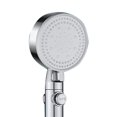 thumbnail image 1 of Rociador de ahorro de agua con cabezales de ducha de mano de alta presión de 5 modos (plata) Ndcxsfigh  Libre de BPA, 1 of 4