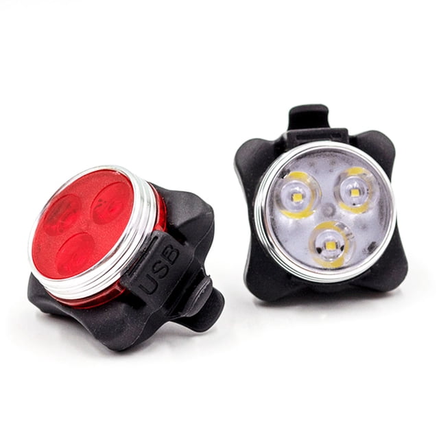 Bike Taillight Night Cycling Rear LED USB cycling LED Lamp USB Rechargeable Bicycle Tail Warning Light, Red