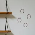 thumbnail image 2 of FRCOLOR  4 Pcs Zinc Alloy Horseshoe Decors Ornaments for Home Wall Hanging Art, 2 of 8