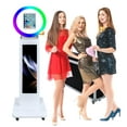 thumbnail image 1 of WideMeet Ipad Photobooth Machine with LCD Screen RGB Ring Light for Wedding Party Events, 1 of 8
