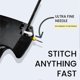 thumbnail image 2 of Stitch Quick Clothing Fixer, Mini Handheld Sewing Machine, Quilt Tacking Stitch Hemming Gun, Micro Tagging Stitch Tool for Clothing, 2 of 5