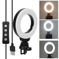 thumbnail image 3 of Luz de relleno para selfies carga USB Luz LED regulable Plástico para transmisión en vivo para educación en línea para conferencias para enseñanza ANGGREK Otros, 3 of 8