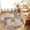 Brown, Gray, Beige, variant on Round Rugs 3Ft, Brown Beige Checked Round Area Rug Washable Indoor Throw Carpet, Vintage Buffalo Plaid Farmhouse Small Non Slip Circle Rug for Bedroom Living Room Home Decor Aesthetic