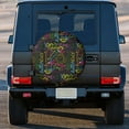 thumbnail image 3 of Kdxio Color Summer for Tire Cover Wheel Protectors Tyre Covers Weatherproof Wheel Covers Universal Fit for Trailer Rv SUV Truck Camper Travel Trailers 15 inch, 3 of 8