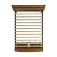 thumbnail image 3 of Joseph Queen Sleigh Storage Bed in Chestnut, 3 of 11