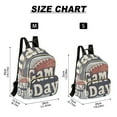thumbnail image 2 of FORMRS Mini Backpack Purse for Women Travel Daypack Casual Shoulder Bag, Gray Game Day, 2 of 7