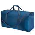 thumbnail image 1 of Extra Large Duffel Bag 32.5 inch 105L Lightweight Luggage for Travel Camping Storage-Blue, 1 of 7