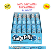 LAFFY TAFFY Ropes Candy, Blue Raspberry, 0.81-Ounce (Box of 24 Count) - On Sale