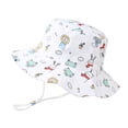 thumbnail image 2 of Baby Bucket Hat Adjustable Lightweight Classic Wide Brim Hats Comfortable Basic Cap for Boys & Girls Fashion Headwear White2 One Size, 2 of 4