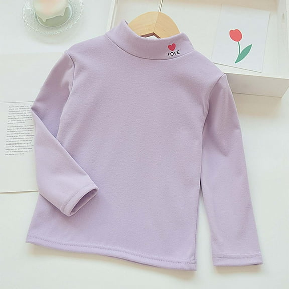 Kids T Shirt Solid color Purple Long Sleeve Tees For Crewneck Cottom Boy Shirt Boys Fashion 9-10 Years