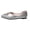 Silver, variant on Gold Flat Shoes For Women Round Toe Soft Sole Comfortable Slip On Casual Loafers For Spring Summer Office Work Ballet Flats Comfort Size 43