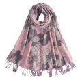 thumbnail image 1 of Bufanda ligera con estampado floral, chal, bufandas de moda, chales protectores solares, 1 of 5