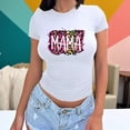 thumbnail image 3 of Playera Blusa Mama Mamá Fieramente Increíble – Estilo Animal Print con Actitud Color Blanco Talla Mediana Marca Emil SaEs, 3 of 4