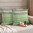 thumbnail image 2 of Sage Green Grey Boho Outdoor Waterproof Pillow Covers, Vintage Ethnic Tribe Abstract Art Decorative Square Throw Pillowcase Sofa Cushion Sham for Patio/Couch/Chair, 20"x20" 2 Pack, 2 of 8