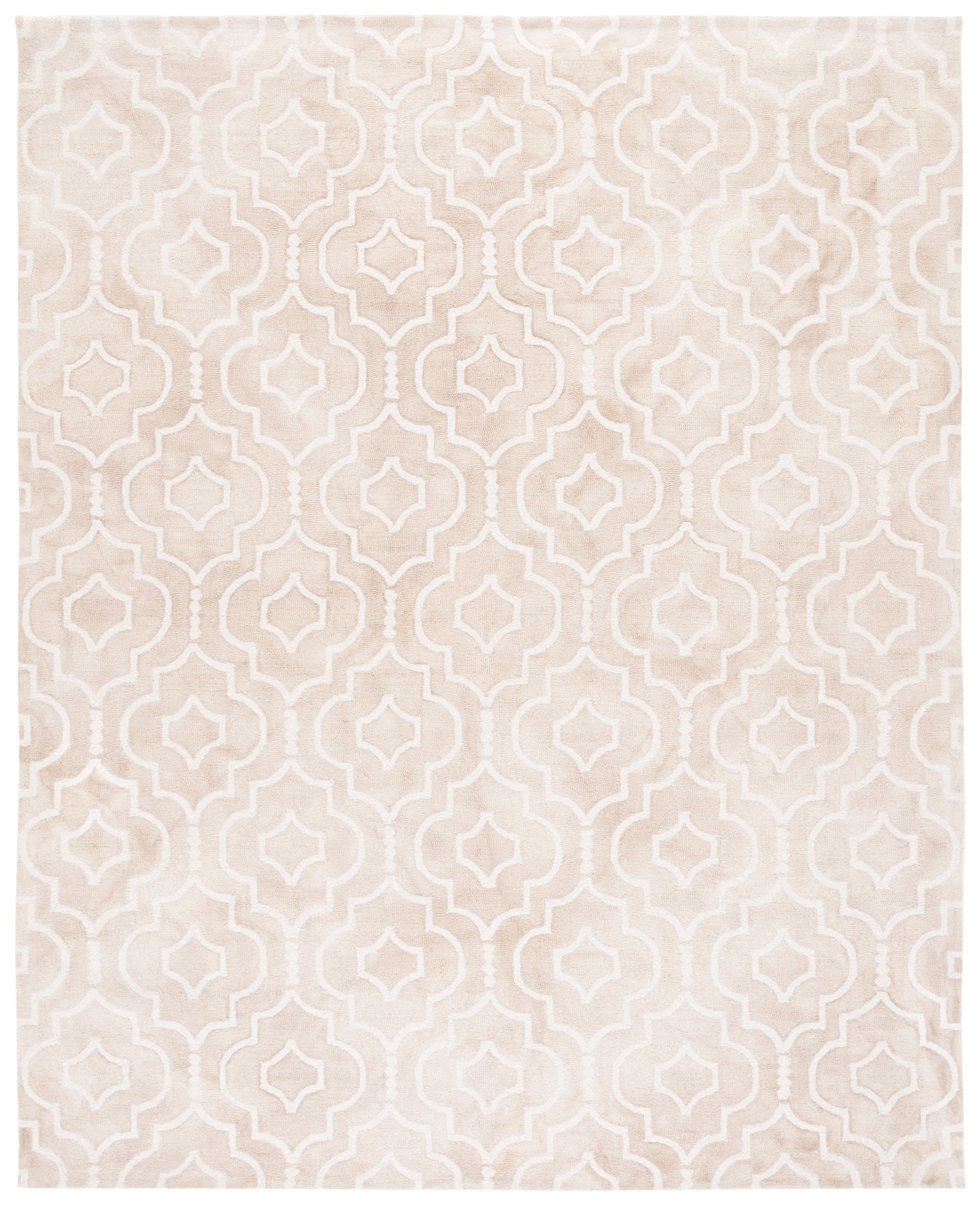 Safavieh Dip Dye Lairos Distressed Wool Area Rug, Beige/Ivory, 9' x 12'