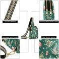 thumbnail image 6 of FORMRS Womens Crossbody Sling Bag Travel Daypack Shoulder Chest Backpack, Green Christmas Gingerbread, 6 of 7