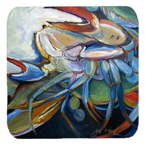 Belly Crab Foam Coasters, Set Of 4